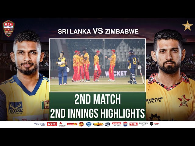 2nd Innings Highlights | Sri Lanka vs Zimbabwe | Match 02 | Tri Nation Series | PCB | M2T1U