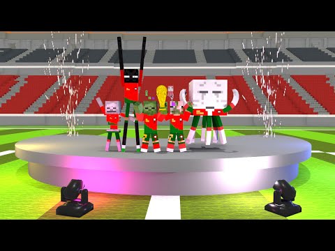 Euro 2025 Final (Minecraft Animation) : Spain vs Portugal