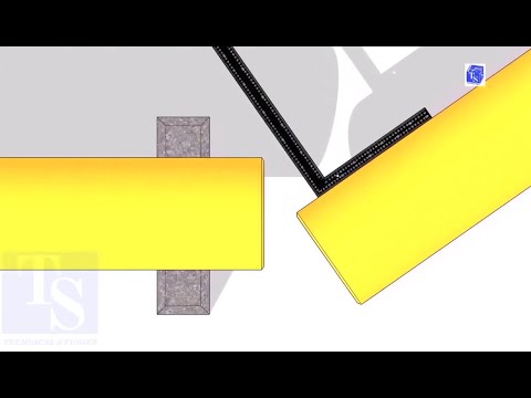 FIT UP AND INSPECTION OF ELBOWS OF ANY DEGREE WITH TWO RIGHT ANGLES