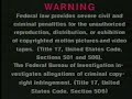 FBI Warning VHS