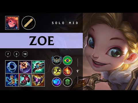 Zoe Mid vs LeBlanc - BR Challenger Patch 25.22