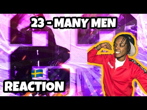 AMERICAN REACTS TO SWEDISH RAP! 23 - Many Men (ENGLISH LYRICS)