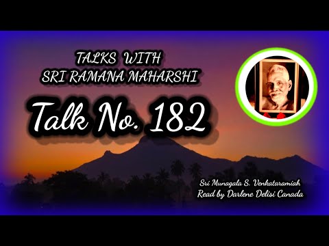 Talks With Sri Ramana Maharshi No. 182 | Bhagawan Talks | Maharshi Talks | Ramana Talks Book Pdf