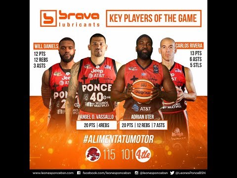 BSN Ponce Leones 2019 - San Germán en Ponce