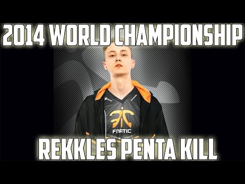 Rekkles lucian pentakill vs LMQ | League of Legends 2014 championship Stage 2 Day 3