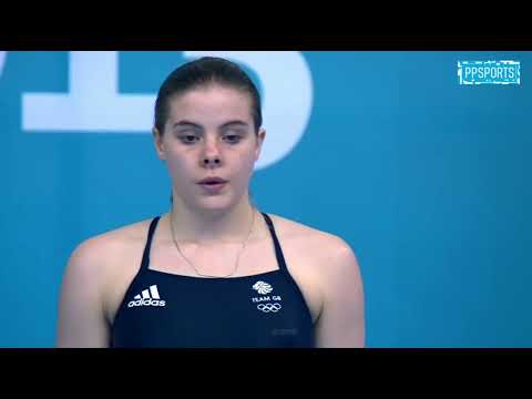 Katherine Torrance (Great Britain) l 1m Platform — European Diving Championships