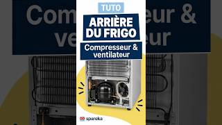 Que trouve-t-on derrière un frigo ? Compresseur, ventilateur…