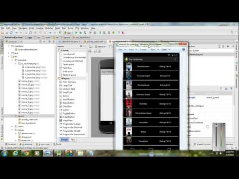Android Studio Tutorial   18   ListView with Custom Adapter part 1