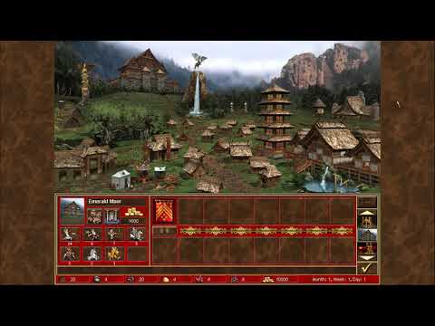 Heroes of Might and Magic III - muzyka z Bastionu - Rampart music theme