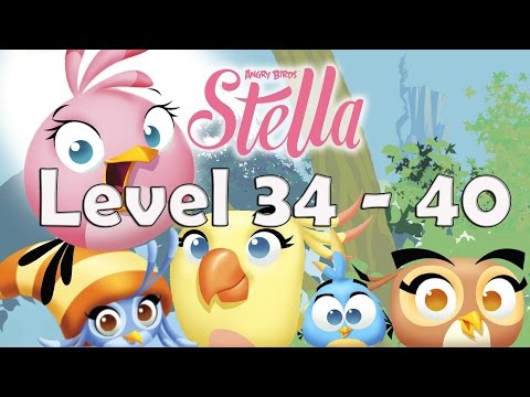 Angry Birds Stella Gameplay HD - Walkthrough Level 34,35,36,37,38,39,40 [IOS, Android]