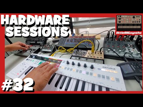 Hardware Session #32 | Arturia Keystep Pro, Korg Volca Drum, Roland JU-06, SE-02, and SH-01a