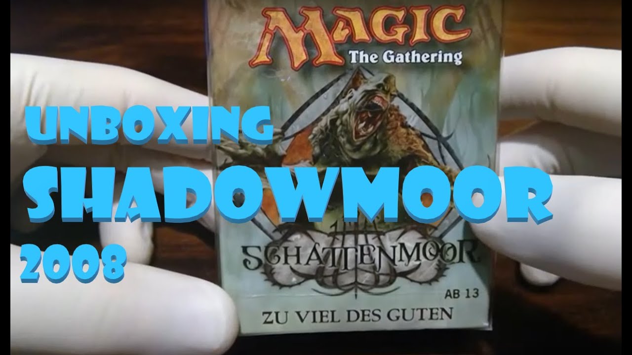 Magic Vintage Unboxing 79: SHADOWMOOR (2008) Theme Deck OVERKILL Magic the Gathering MtG