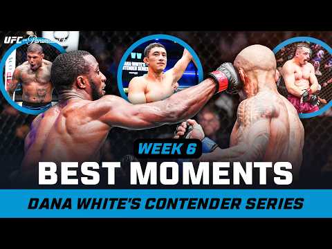Video: Best Moments from Dana White's Contender Series Week 6 | Highlights & Contracts