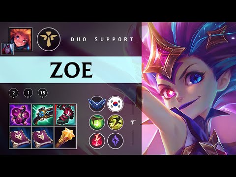 Zoe Support vs Yuumi - KR Diamond Patch 25.24