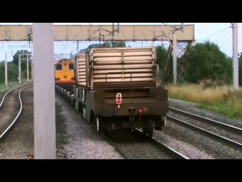 Acton Bridge 21.8.2013 - DRS Class 20 20303 20308 Sellafield Flask Train WCML Freight