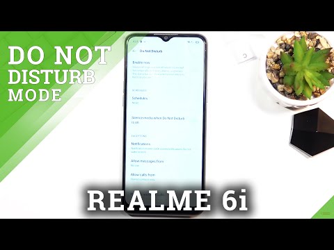 How Activate Do Not Disturb Mode on REALME 6i – Switch Audio Mode