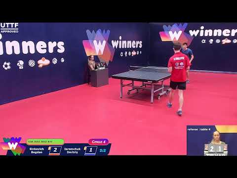 Sinkevich Bogdan - Iaremchuk Dmitriy Winners Table Tennis League  10:00 03.09.2020