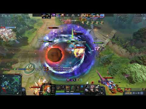 Fully geared Huskar defeats Void Spirit, and Void jokingly refers to him as "gay Huskar."