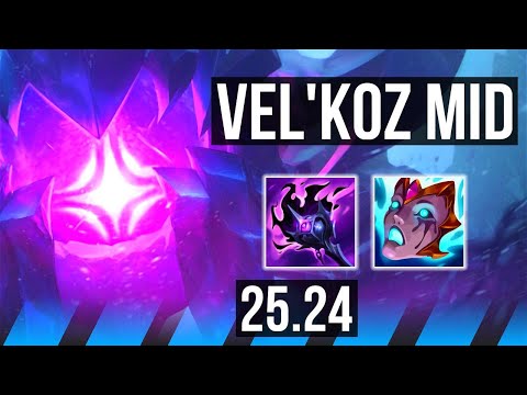 VEL'KOZ vs AKALI (MID) | EUW Master | 25.24