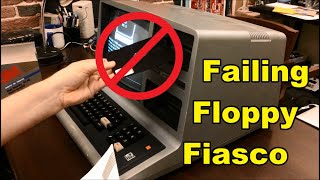 Quick Clip: TRS-80 Model 3 Floppy Drive Frustration