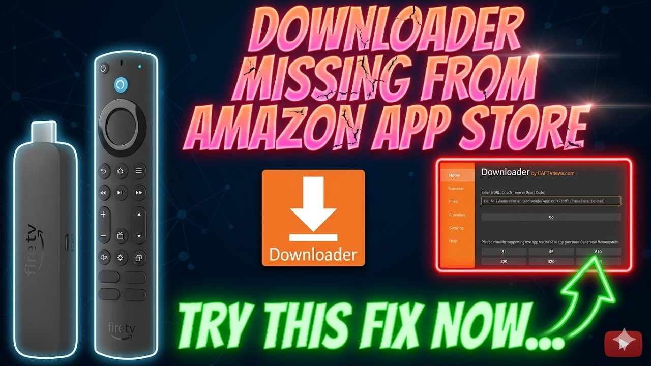 Downloader App Removed From The Amazon App Store | Try This Fix Now