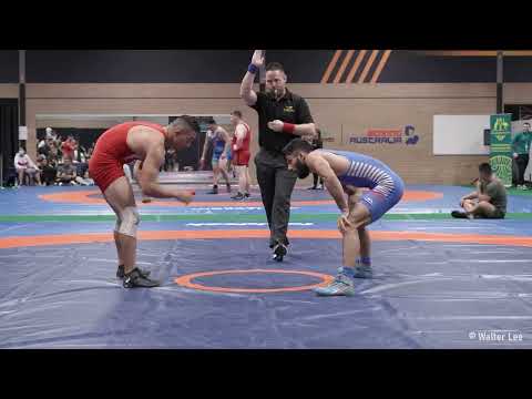 GHULAM MUSTAFA NIQADAM vs SAIMAN BHANDARI   -  AUSTRALIAN NATIONAL WRESTLING CHAMPIONSHIPS 2022