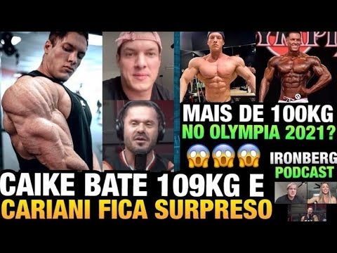 CAIKE ASSUSTA CARIANI COM PESO ATUAL E QUER SUBIR COM MAIS DE 100KG NO MR OLYMPIA - REVELOU PLANOS