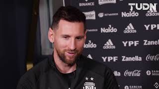 Entrevista exclusiva con Lionel Messi, ¿Qué piensa de la Selección Mexicana? | TUDN