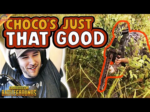 chocoTaco Doesn't Need Hands or Sight to Own, Apparently - PUBG Solos Gameplay