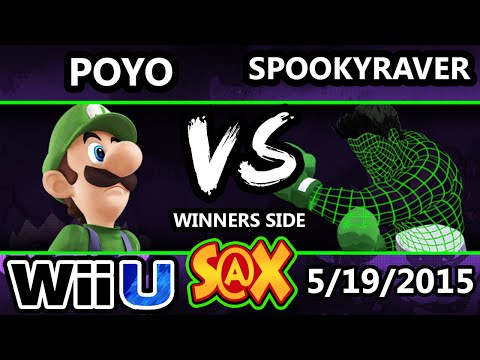 S@X - Poyo (Luigi) Vs. SpookyRaver (Little Mac) SSB4 Tournament - Smash Wii U - Smash 4