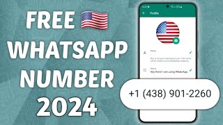 How To Get US Number For Whatsapp | How To Get  USA Virtual Number For WhatsApp