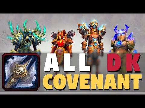 All New Death knight Covenant Abilities | Shadowlands | WoW Patch 9.0 | World of Warcraft