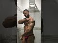 Muscle worship amazing shower today