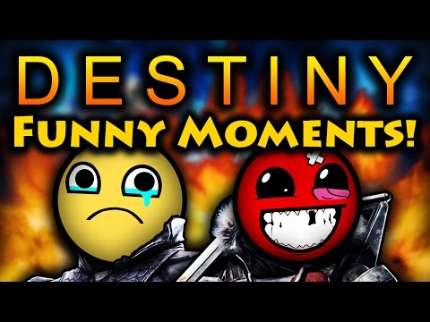 NIGHTFALL SCARES! - Destiny Funny Moments! #5 [House of Wolves] w/ Dychronic Video