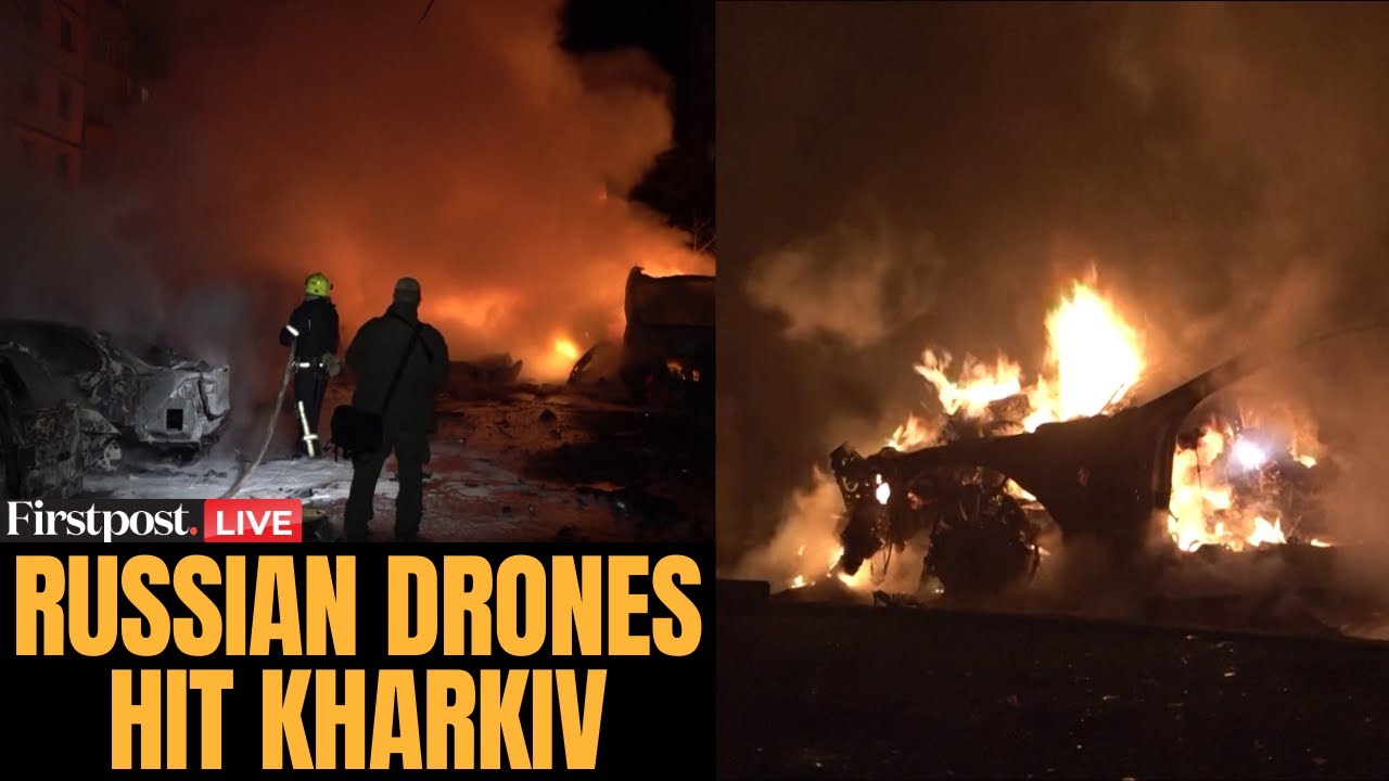 Ukraine LIVE: Russian Drone Attack Injures At Least 32 in Kharkiv, Buildings Burn | N18G