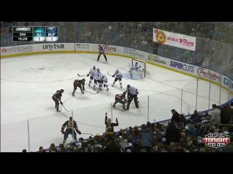 Sharks vs Sabres Highlights February 28 2014