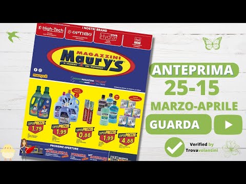 VOLANTINO MAURYS Dal 25 Marzo al 15 Aprile 2023 #anteprima