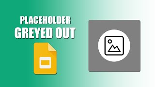 How to insert placeholder greyed out in google slides