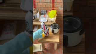 cooking rice | 밥을 짓다 | ご飯を炊く #minicooking #minifood #miniworld #funtoys #funnymovie