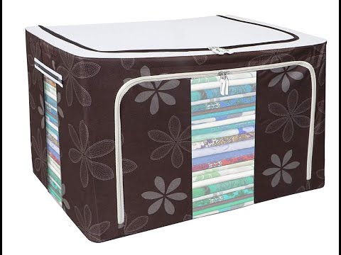 Multipurpose foldable storage boxes for clothes, wardrobe or...