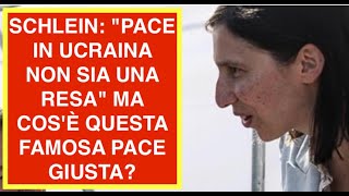 SCHLEIN: "PACE IN UCRAINA NON SIA UNA RESA" MA COS'È QUESTA FAMOSA PACE GIUSTA?