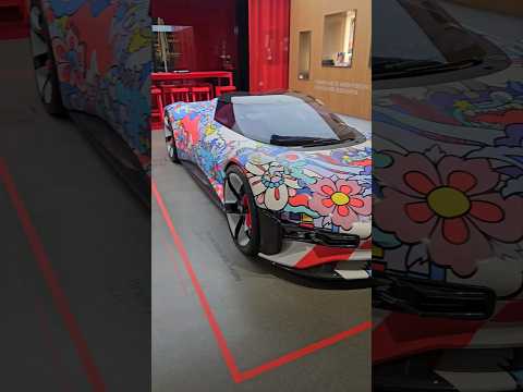 Thumbnail for The Porsche Vision Grand Turismo show car painted by Vexx on display at the Porsche Brand Store by Porsche, Car