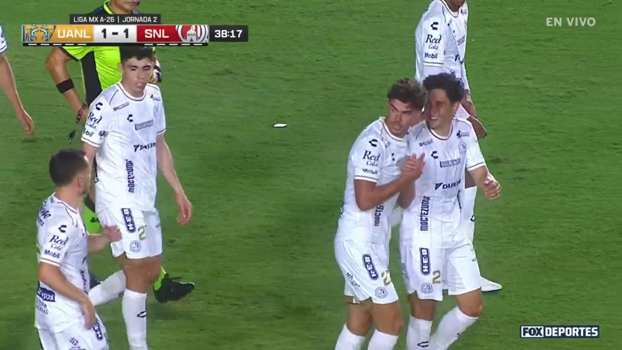 🔥 GOL Rafa Llorente | Tigres 1-1 Atlético San Luis | Fecha 2 | Apertura 2026 | Liga MX