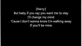 Change My Mind - One Direction (Lyric Video)