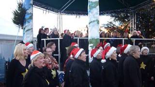 Rock Choir Northamptonshire - Christmas Medley - Christmas 2012 in Northampton Market Square