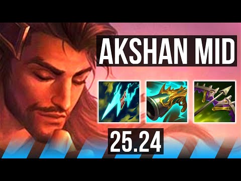 AKSHAN vs SYNDRA (MID) | Good KDA: 13/1/5 | EUW Master | 25.24