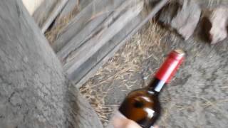 How to open a wine bottle with a broken cork