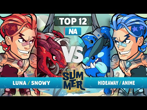 Snowy & Luna vs Hideaway & Anime - Top 12 - Summer Championship 2023 - NA 2v2