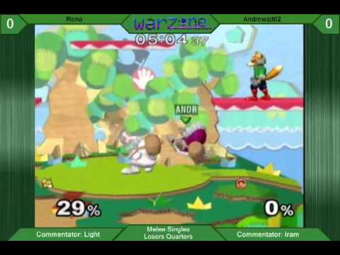 CFST Warzone 3: Melee Singles Andrewajt62 (ice climbers) vs Reno (fox)