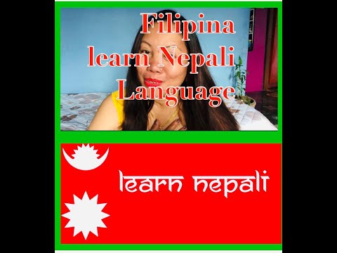 FILIPINA  LEARN TO SPEAK NEPALI LANGUAGE 🇵🇭 filipina in Nepal🇳🇵